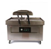 Напольная двухкамерная вакуум-упаковочная машина DZQ-500/2SB SS (нерж., газ)