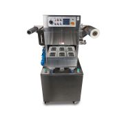 Полуавтоматический запайщик лотков HVT-550M/6 (6 лотков,187*137*40) (нерж., СКИН)