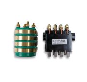 Токосъемный блок 4 кольца в комплекте с щетками для DXDZ