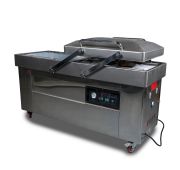 Напольная двухкамерная вакуум-упаковочная машина DZQ-700/2SB (нерж., газ)