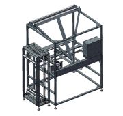 Складыватель (сворачиватель) полурукава из полотна воздушно-пузырчатой пленки HLMJ-1