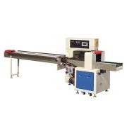 Горизонтальная упаковочная машина DXDZ-450XD NEW (лент. 200, рег. форм., S 400mm, L 130-450, H 80) (Выставочный образец)