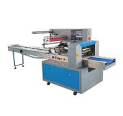 Горизонтальная упаковочная машина DXDZ-600D (3 servo, рег. форм. 100-250 мм, min bag L 150, S 450, H 120, трансп.попереч.запайки)