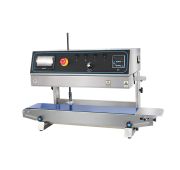 Вертикальный конвейерный роликовый запайщик FRP-810II (нерж, каплеструйный принтер)