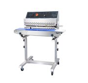 Горизонтальный конвейерный роликовый запайщик FRP-810III (на консоли, каплеструйный принтер)