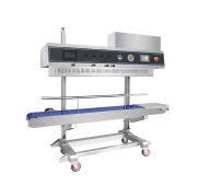 Вертикальный конвейерный запайщик FRP-1120LH (SS) (нерж.,каплеструйный принтер,откачка/наполн. возд)